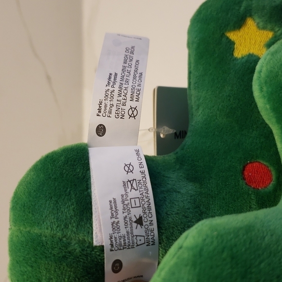 𝅺NWT Vintage MinisoLife Christmas Tree Plush Stuffed tree 12"h x 12"w - Picture 9 of 11